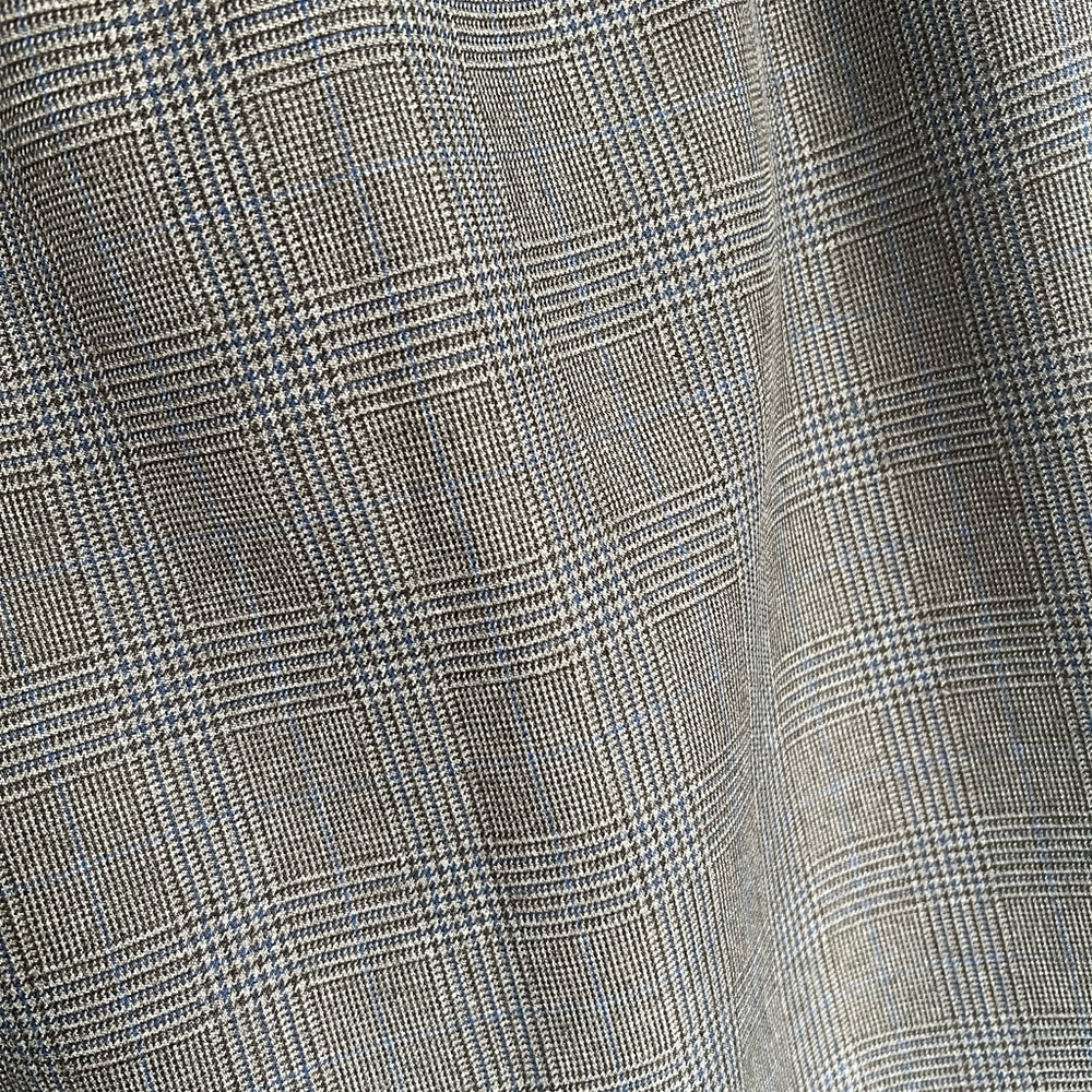 Alfred Dunner Gray Plaid A-Line Skirt - Picture 3 of 10